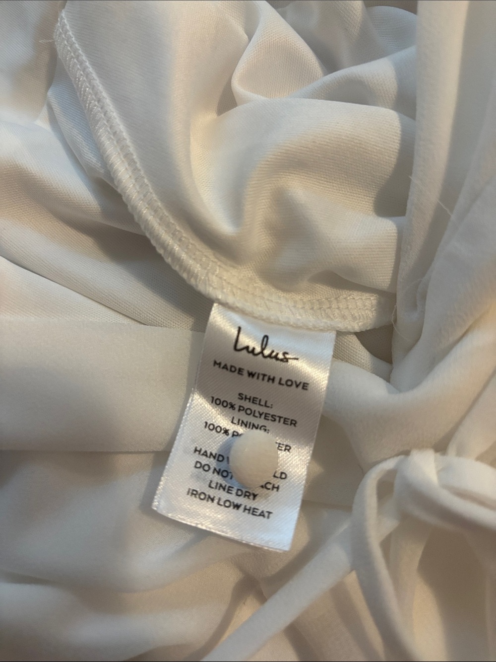 Lulu's White Long Sleeve Wrap Maxi Dress with Tie Waist - Picture 5 of 7